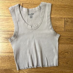 Brandy Millville ribbed crop top